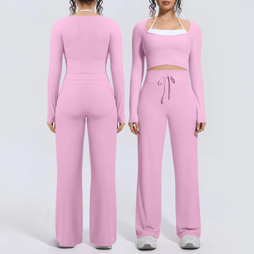 Women Yoga Suit 2PCS Square Ne - Compression Long Pant review and price
